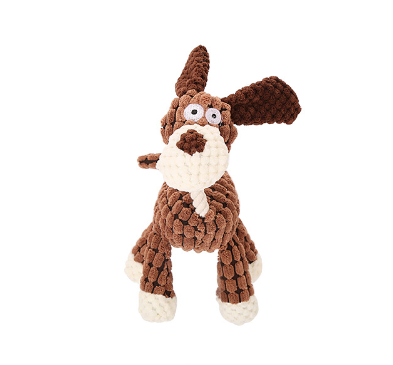 donkey-shaped dog chew toy