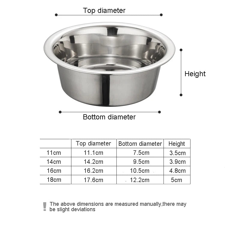 durable stainless steel dog bowl