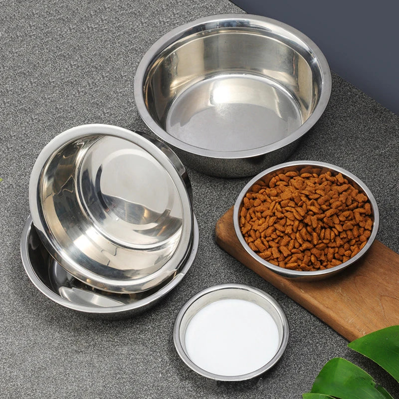 durable stainless steel dog bowl