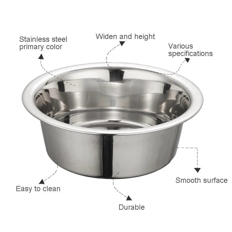 durable stainless steel dog bowl