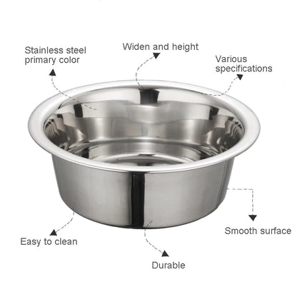 Durable Stainless Steel Dog Bowl