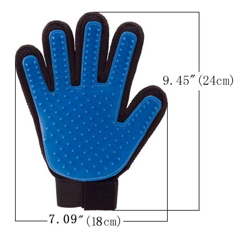 silicone deshedding glove