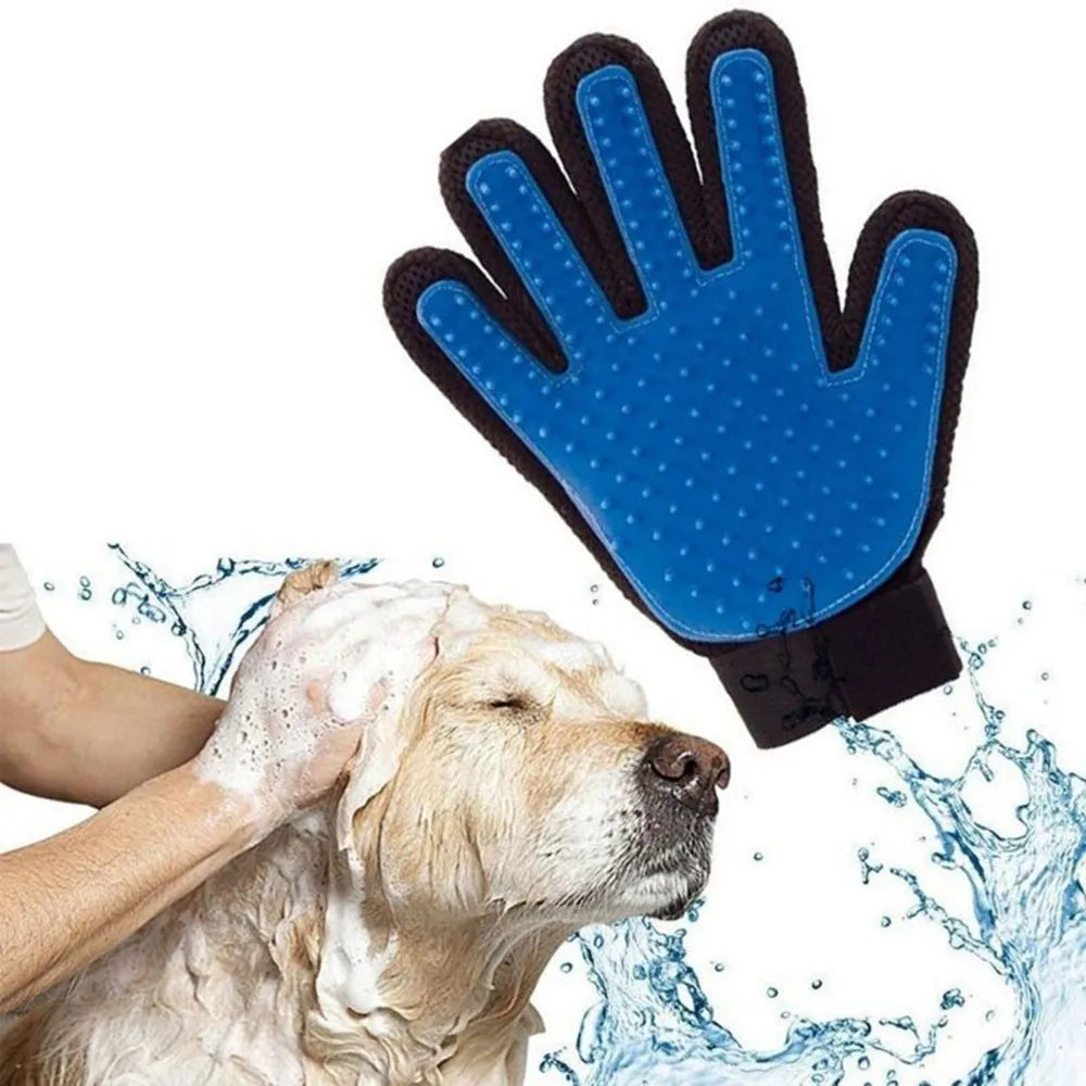 silicone deshedding glove