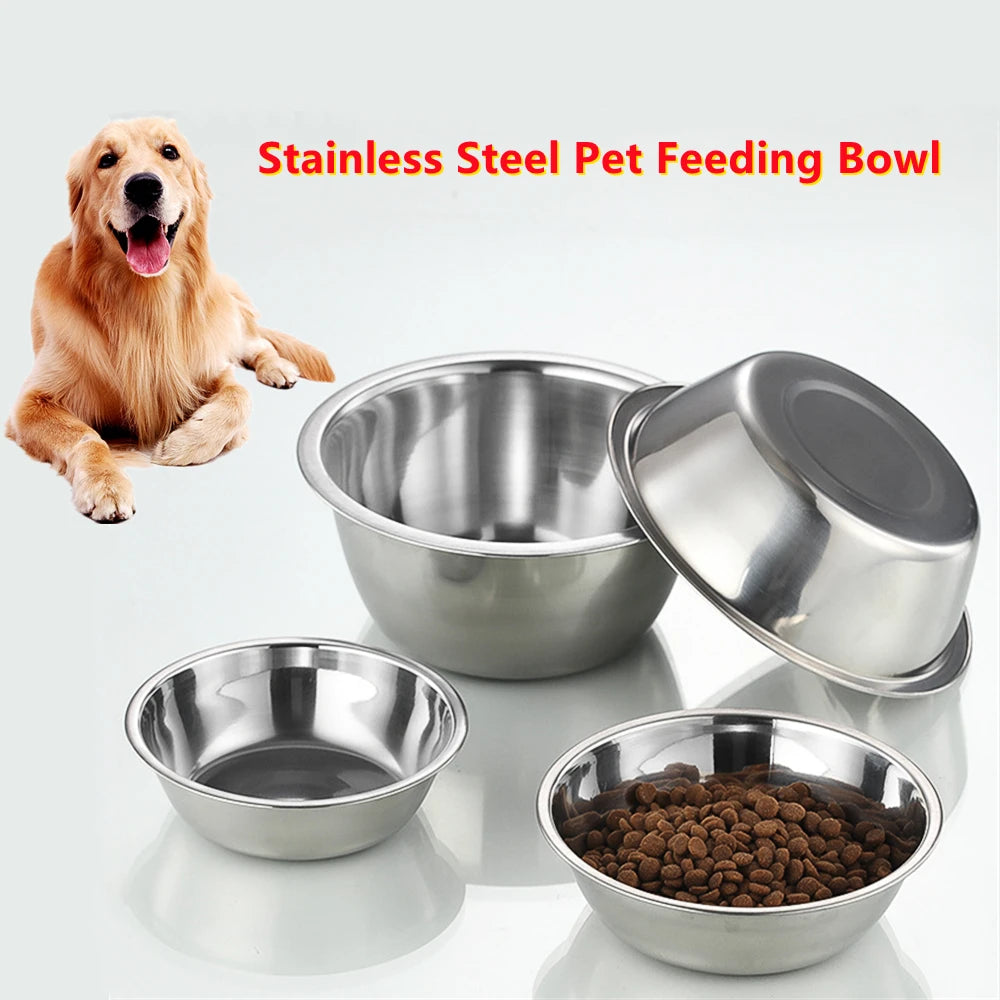 durable stainless steel dog bowl