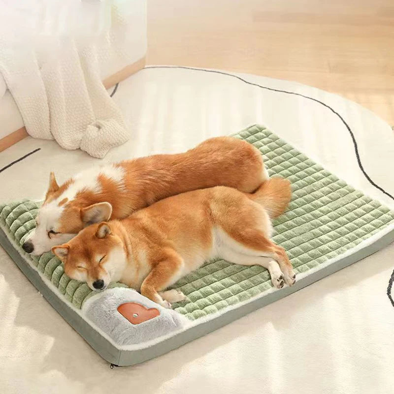 luxury winter dog mat