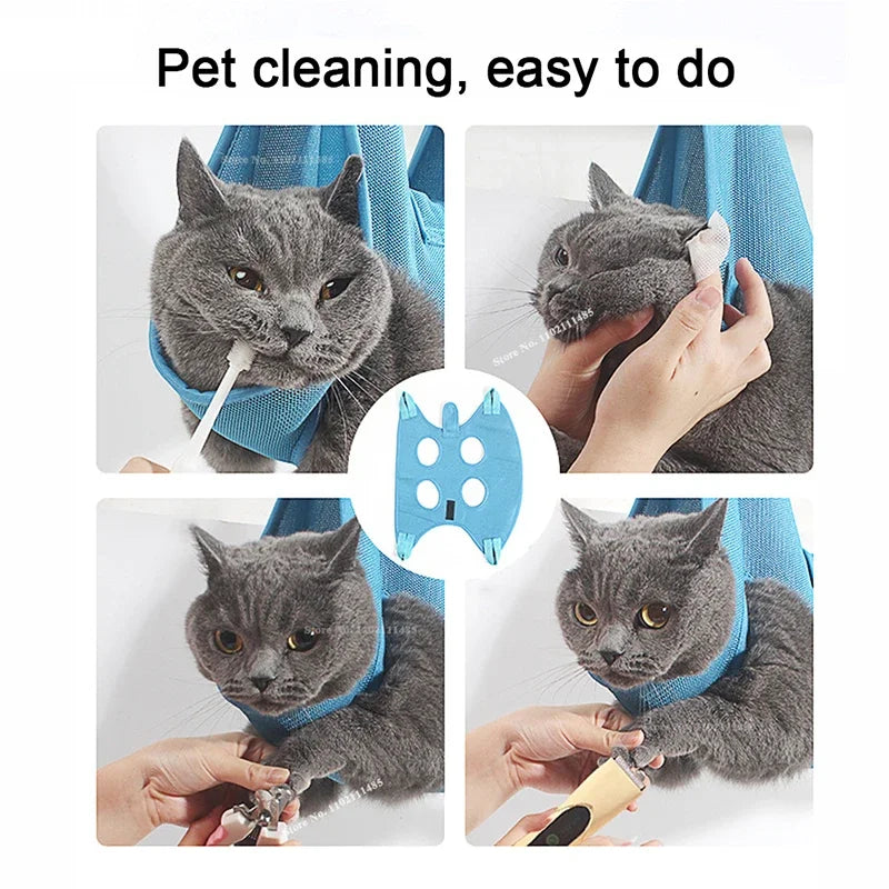 pet hammock grooming harness for nail clipping