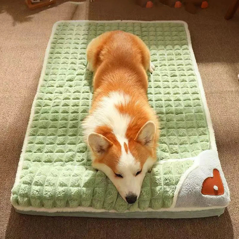 luxury winter dog mat