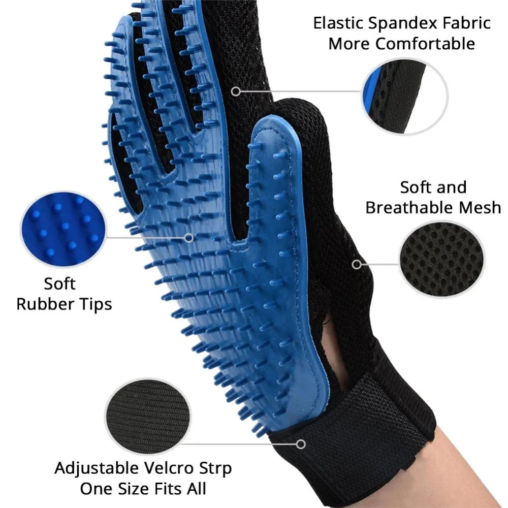 silicone deshedding glove