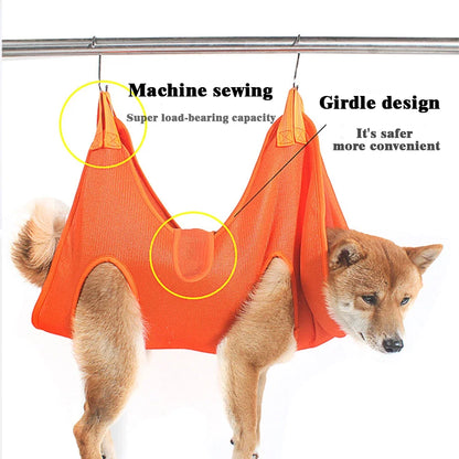 Pet Hammock Grooming Harness for Nail Clipping