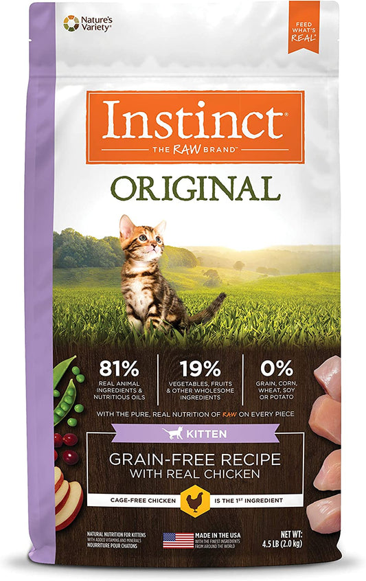 Original Grain- Free Recipe with Real Chicken - Kitten, 4.5 Pound (Pack of 1)